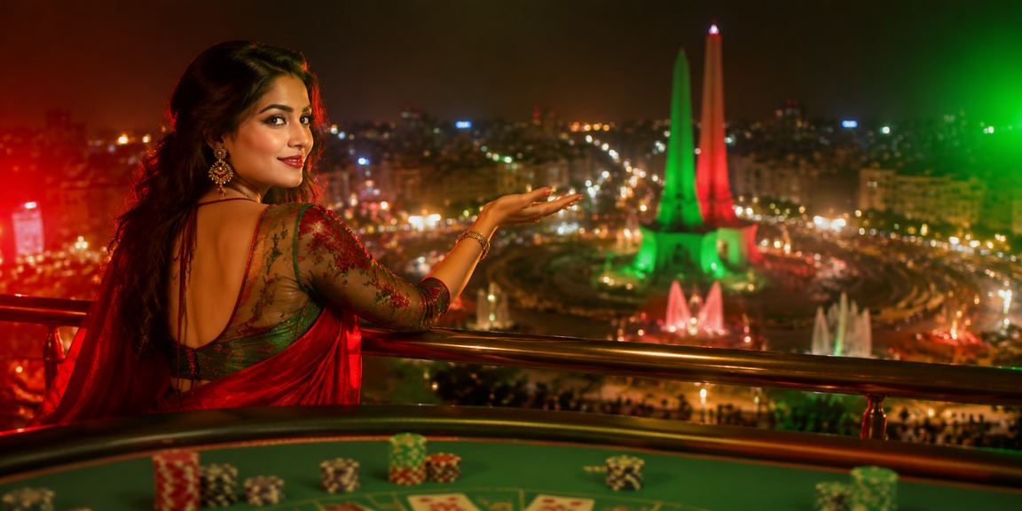 রংপুরে ব্যাকারাট খেলার দৃশ্য